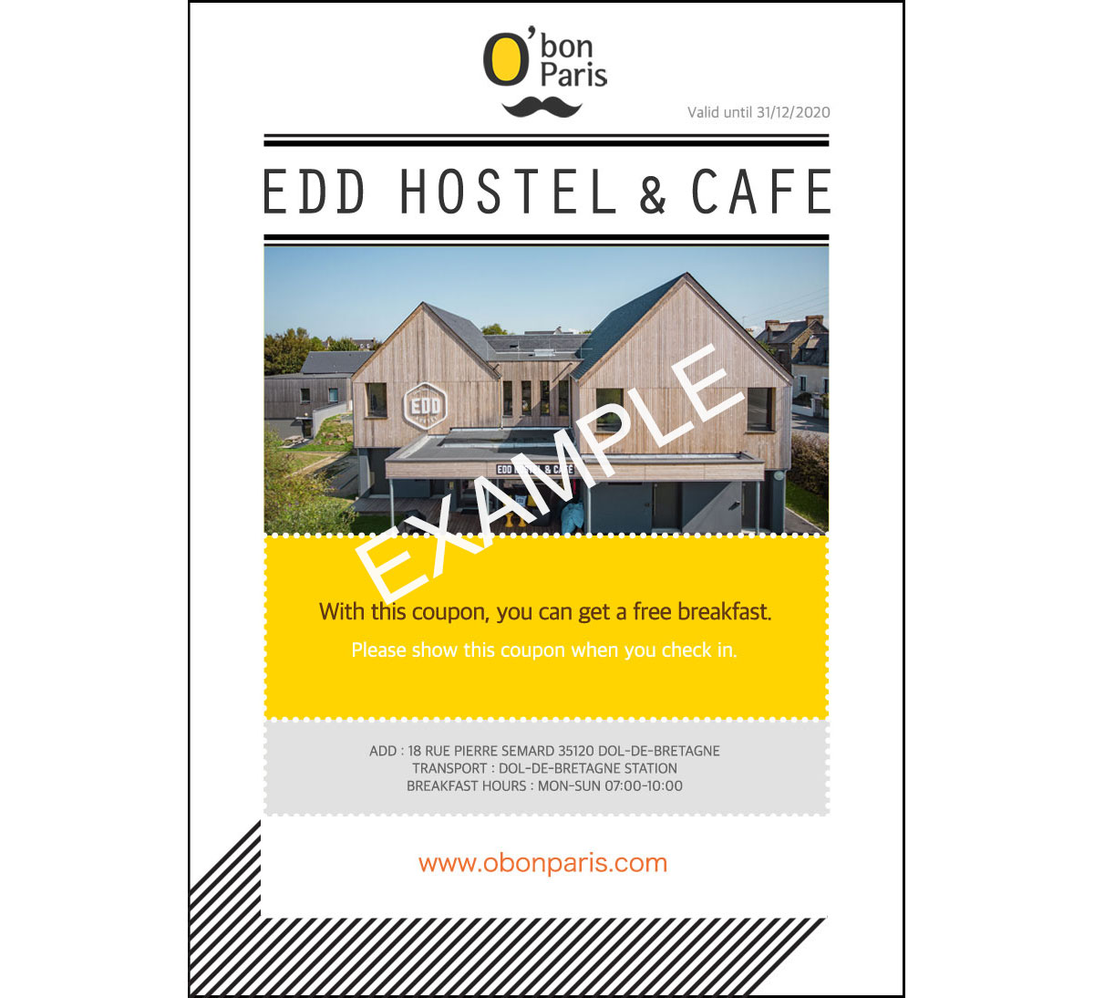 EDD Hostel O Bon Paris Easy To Be Parisian